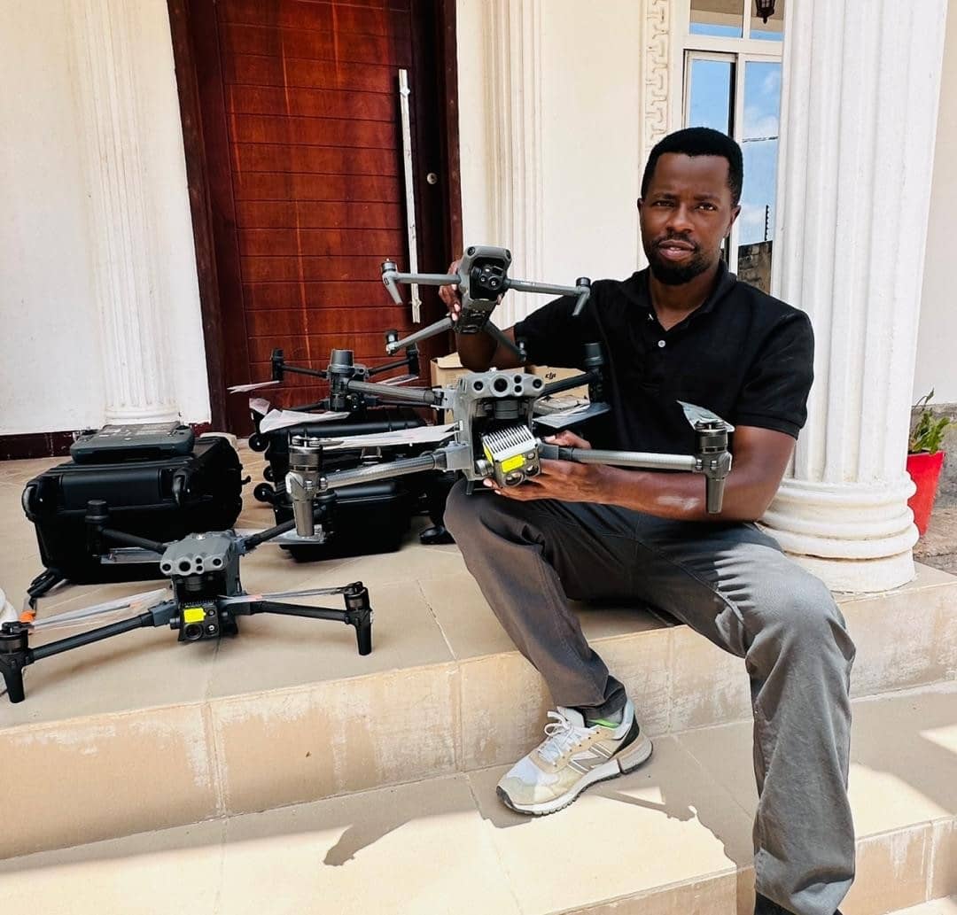 Drone in action